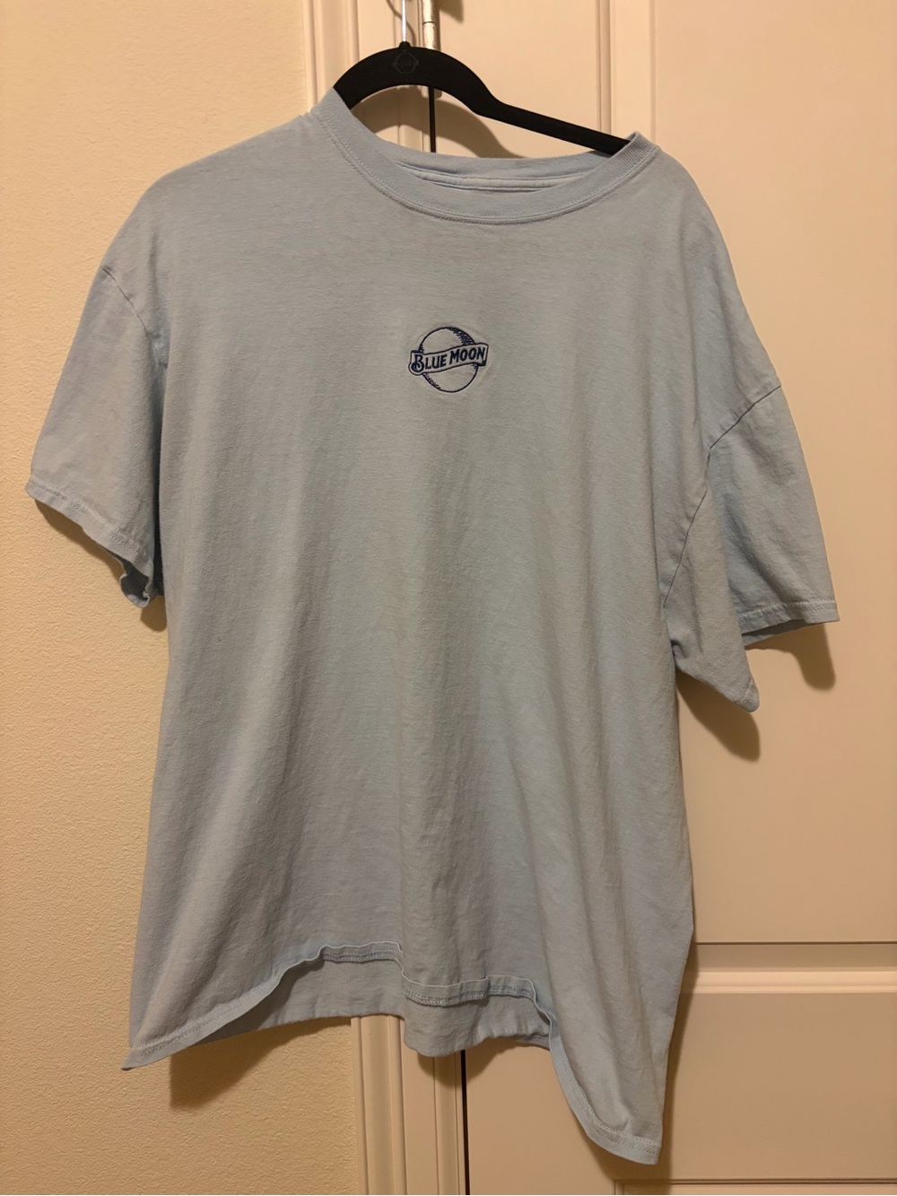 Blue Moon Embroidered Logo Tee